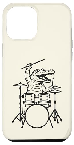Lustiger Krokodil-Schlagzeuger, Schlagzeug, Musikliebhaber, Jungen und Mädchen Hülle für iPhone 12 Pro Max Lustiger Krokodil-Schlagzeuger, Schlagzeug, Musikliebhaber, Jungen und Mädchen Hülle für iPhone 12 Pro Max von ANIMALDRUMSNROLL