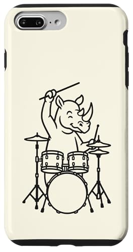 Lustiger Nashorn-Drummer, Schlagzeug, Musikliebhaber, Jungen und Mädchen Hülle für iPhone 7 Plus/8 Plus Lustiger Nashorn-Drummer, Schlagzeug, Musikliebhaber, Jungen und Mädchen Hülle für iPhone 7 Plus/8 Plus von ANIMALDRUMSNROLL
