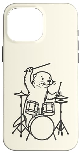 Lustiger Otter, Schlagzeuger, Schlagzeug, Musikliebhaber, Jungen und Mädchen Hülle für iPhone 16 Pro Max Lustiger Otter, Schlagzeuger, Schlagzeug, Musikliebhaber, Jungen und Mädchen Hülle für iPhone 16 Pro Max von ANIMALDRUMSNROLL