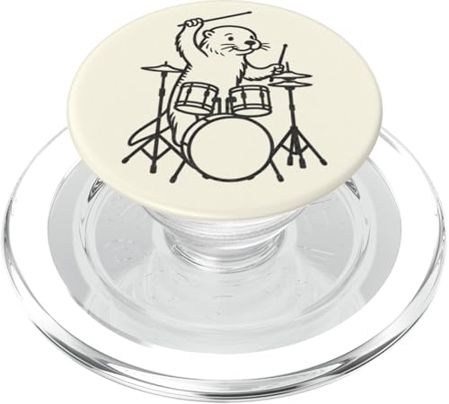 Lustiger Otter, Schlagzeuger, Schlagzeug, Musikliebhaber, Jungen und Mädchen PopSockets PopGrip für MagSafe Lustiger Otter, Schlagzeuger, Schlagzeug, Musikliebhaber, Jungen und Mädchen PopSockets PopGrip für MagSafe von ANIMALDRUMSNROLL