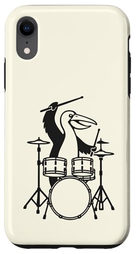 Lustiger Pelikan-Schlagzeuger, Schlagzeuger, Musikliebhaber, Jungen und Mädchen Hülle für iPhone XR Lustiger Pelikan-Schlagzeuger, Schlagzeuger, Musikliebhaber, Jungen und Mädchen Hülle für iPhone XR von ANIMALDRUMSNROLL