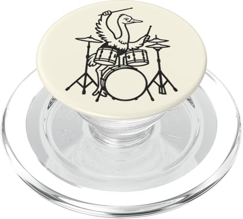 Lustiger Strauß-Schlagzeuger, Schlagzeug, Musikliebhaber, Jungen und Mädchen PopSockets PopGrip für MagSafe Lustiger Strauß-Schlagzeuger, Schlagzeug, Musikliebhaber, Jungen und Mädchen PopSockets PopGrip für MagSafe von ANIMALDRUMSNROLL