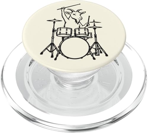 Lustiger Ziegenschlagzeuger, Schlagzeuger, Schlagzeug, Musikliebhaber, Jungen und Mädchen PopSockets PopGrip für MagSafe Lustiger Ziegenschlagzeuger, Schlagzeuger, Schlagzeug, Musikliebhaber, Jungen und Mädchen PopSockets PopGrip für MagSafe von ANIMALDRUMSNROLL