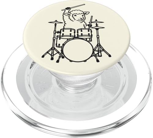 Lustiges Schaf, Schlagzeuger, Schlagzeug, Musikliebhaber, Jungen und Mädchen PopSockets PopGrip für MagSafe Lustiges Schaf, Schlagzeuger, Schlagzeug, Musikliebhaber, Jungen und Mädchen PopSockets PopGrip für MagSafe von ANIMALDRUMSNROLL