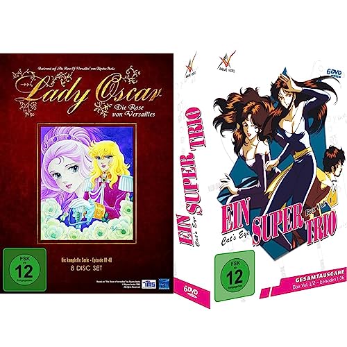 Lady Oscar: Die Rose von Versailles - Die komplette Serie (Episoden 1-40) [8 DVDs] [Collector's Edition] & Ein Supertrio - Cat´s Eye - Gesamtausgabe - Vol. 1 - [DVD] von ANIME