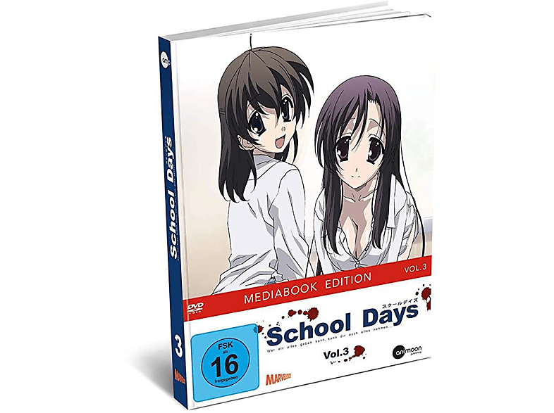 School Days Vol. 3 DVD School Days Vol. 3 DVD von ANIMOON PU
