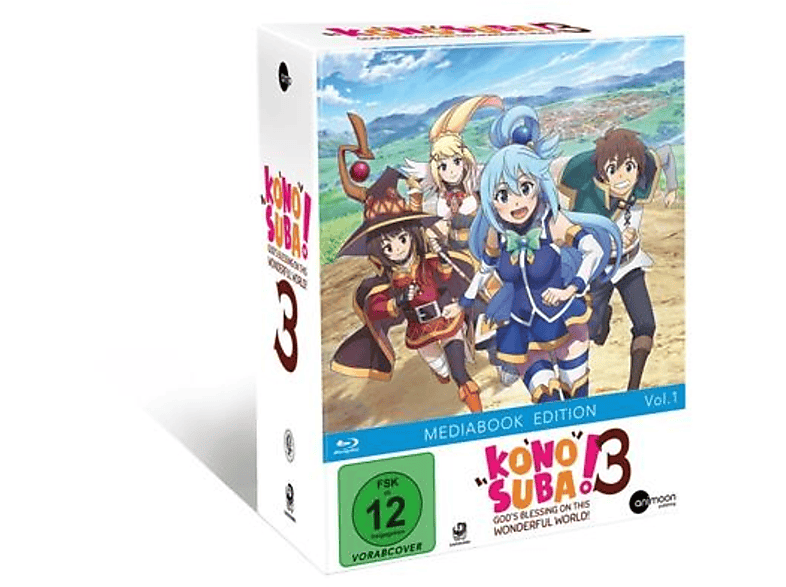 KonoSuba 3 Vol.1 (Blu-ray) (Mediabook) Blu-ray von ANIMOON PUBLISHING