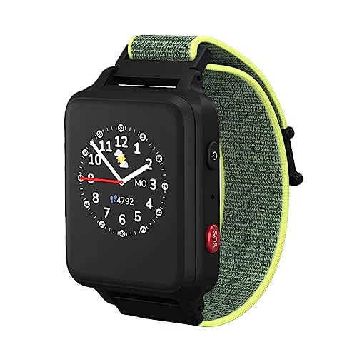 ANIO Anio5s 2023 Kinder Smartwatch mit GPS - Bundle mit Congstar SIM Karte, Kinderuhr mit GPS, Anruf Funktion, Telefon Uhr, Tracker, App Made in Germany, 5, Lemon Neon ANIO Anio5s 2023 Kinder Smartwatch mit GPS - Bundle mit Congstar SIM Karte, Kinderuhr mit GPS, Anruf Funktion, Telefon Uhr, Tracker, App Made in Germany, 5, Lemon Neon von ANIO