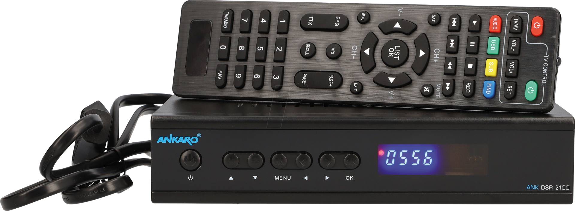 ANK DSR 2100 PVR - Receiver, DVB-S2, 1080p, DSR 2100 mit PVR von ANKARO