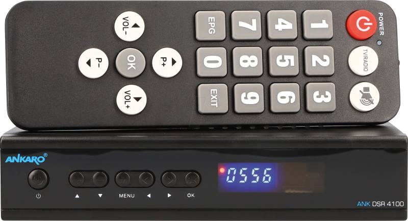 ANK DSR 4100 PVR - Receiver, DVB-S2, 1080p, DSR 4100 mit PVR von ANKARO