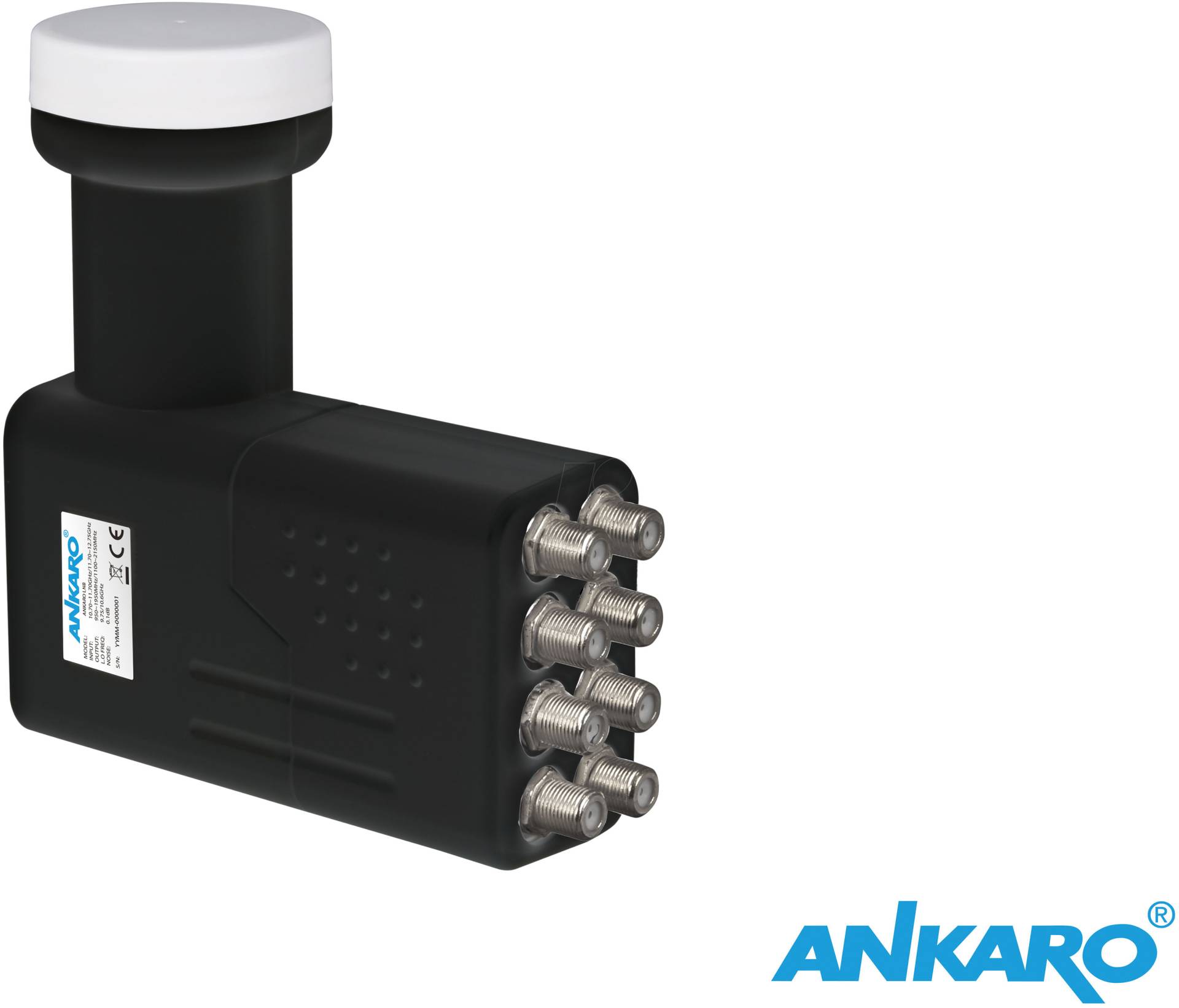 ANK LNC8008OCTO - LNB, Octo, 40 mm, UHD, 4K 3D geeignet von ANKARO