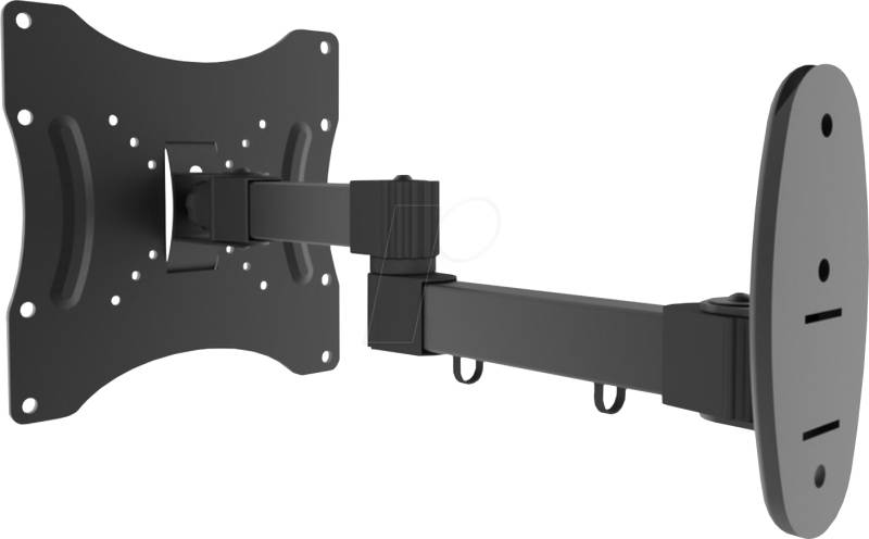 ANK PURE - TV Wandhalterung, neigbar, schwenkbar 17''- 42'', schwarz von ANKARO