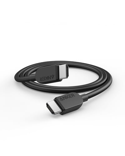 Anker 8K@60Hz HDMI Kabel, 90cm lang, Ultra HD 4K@120Hz auf HDMI Kabel, 48 Gbit/s zertifiziertes schnelles robustes Kabel mit HDMI 2.1 und HDR, Kompatibel mit PlayStation 5, Xbox, Samsung TV, und mehr Anker 8K@60Hz HDMI Kabel, 90cm lang, Ultra HD 4K@120Hz auf HDMI Kabel, 48 Gbit/s zertifiziertes schnelles robustes Kabel mit HDMI 2.1 und HDR, Kompatibel mit PlayStation 5, Xbox, Samsung TV, und mehr von Anker