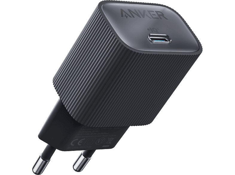 ANKER Nano 4 Wall Charger Schnellladegerät Universal 30 W, Black von ANKER