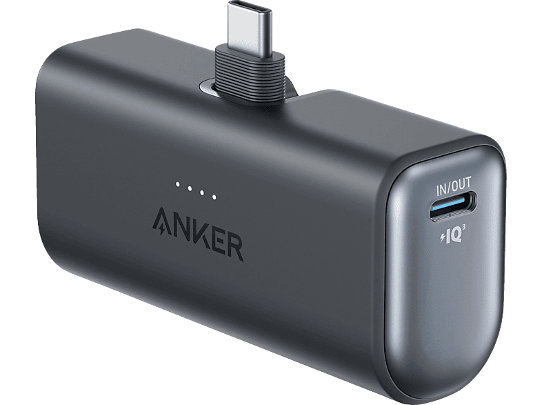 ANKER Nano Powerbank Universal, 5000 mAh 22.5 W, Black von ANKER