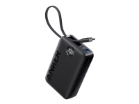 Anker 335 - Powerbank - 20000 mAh - 74 Wh - 22,5 Watt - 3 A - 3 output-stikforbindelser (USB, 2 x USB-C) - sort von ANKER