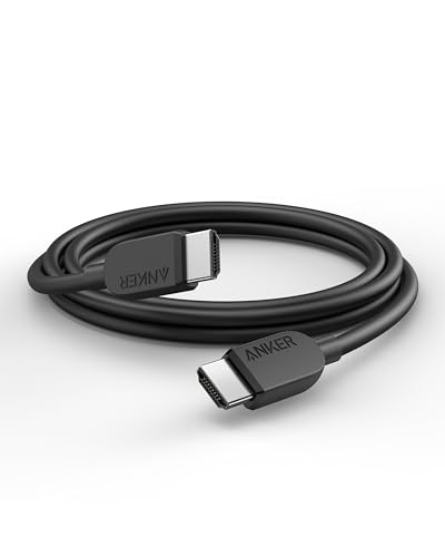 Anker 8K@60Hz HDMI Kabel, 180cm lang, Ultra HD 4K@120Hz auf HDMI Kabel, 48 Gbit/s zertifiziertes schnelles robustes Kabel mit HDMI 2.1 und HDR, Kompatibel mit PlayStation 5, Xbox, Samsung TV, und mehr Anker 8K@60Hz HDMI Kabel, 180cm lang, Ultra HD 4K@120Hz auf HDMI Kabel, 48 Gbit/s zertifiziertes schnelles robustes Kabel mit HDMI 2.1 und HDR, Kompatibel mit PlayStation 5, Xbox, Samsung TV, und mehr von Anker