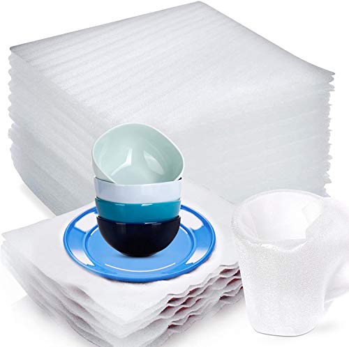 Verpackungsmaterial Umzugsmaterial Umzug Kartons Verpackung Schaumfolie 100 Stück für Glas Möbel Porzellan und Geschirr von ANKKY