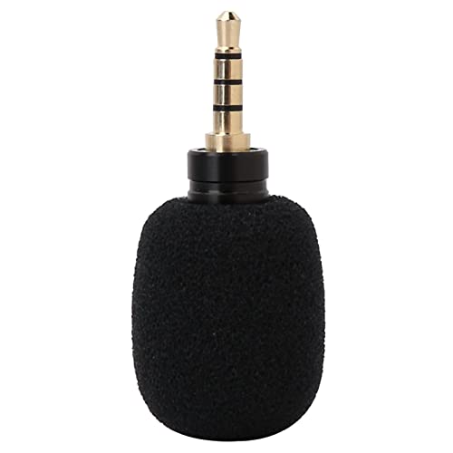 ANKROYU 3,5-mm-Mikrofon, Tragbares Mikrofon, Telefonmikrofon, Mikrofon, Professionelles Mikrofon, Aluminium-Requisitenmikrofon, Für Mobiles Smartphone EY-630a(C) von ANKROYU