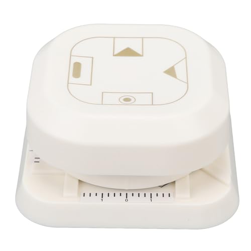 ANKROYU Corner Punch Corner Cutter 4 in 1 Multifunktionsloch Punch mit Bodenkonfetti -Speicher für DIY -Projekte Scrapbooking Crafting ABS -Material 9,5x9.5x5 cm von ANKROYU