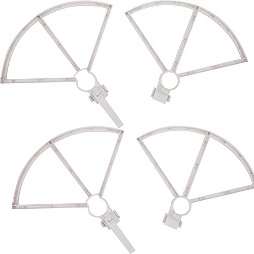 Drohne Ersatzteile Propeller Beschützer Blattschutzkreis kompatibel mit Hubsan Zino H117S Langlebiges Schnellfreisetzungsdesign mit Ständer faltbarem Leichter PC -Material Rot (Weiß) von ANKROYU
