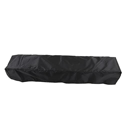 Klavier -Tastaturstaubbedeckung wasserdichte atmungsaktive, dehnbare schwarze Polyester Elektrische Klavier -Schutzabdeckung für 61 Tasten digitale Tastatur 98 cm 42 cm 19cm von ANKROYU