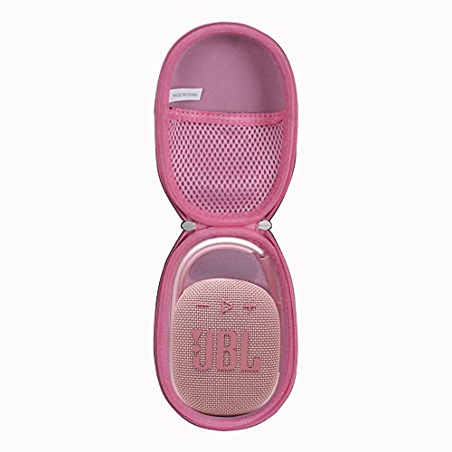 Anleo Hartschalen-Schutzhülle für JBL Clip 4 (tragbarer Mini-Bluetooth-Lautsprecher), Pink von ANLEO