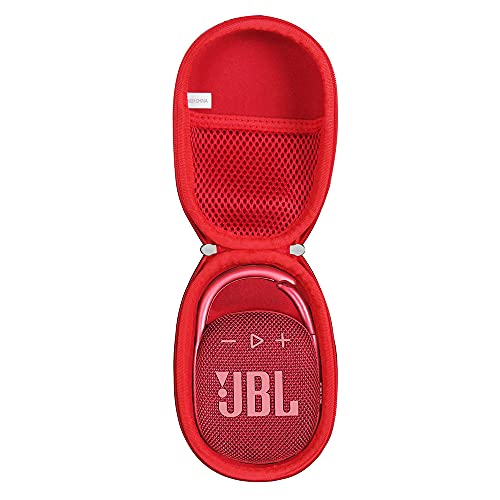 Anleo Hartschalen-Schutzhülle für JBL Clip 4 (tragbarer Mini-Bluetooth-Lautsprecher), Rot von ANLEO