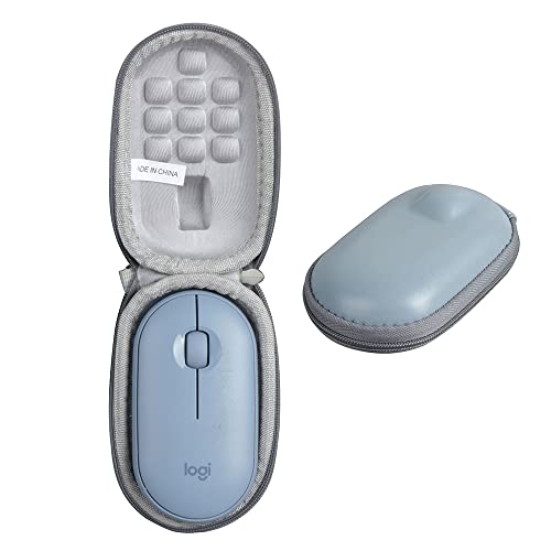 Anleo Reisetasche für Logitech Pebble M350 / Logitech M355 tragbare kabellose Maus (blau) von ANLEO