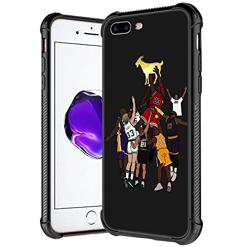 ANLUN STORE Hülle Kompatibel mit iPhone SE 2022 Basketball Player 35 Hülle - Weicher TPU Bumper Stoßfest Anti-Kratzer 4,7 Zoll - iPhone 7/8/SE 2020/SE2/SE3 von ANLUN STORE
