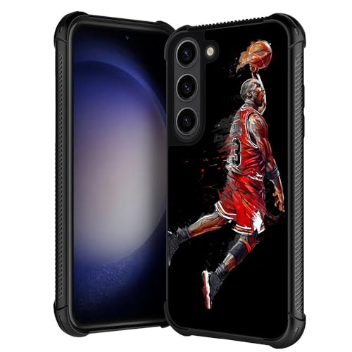 Kompatibel mit Samsung Galaxy S22 Plus Hülle, Basketballspieler 38 Galaxy S22+ Plus Hülle für Jungen und Herren, kratzfest, stoßfest, 16,8 cm (6,6 Zoll) Kompatibel mit Samsung Galaxy S22 Plus Hülle, Basketballspieler 38 Galaxy S22+ Plus Hülle für Jungen und Herren, kratzfest, stoßfest, 16,8 cm (6,6 Zoll) von ANLUN STORE