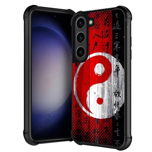 Kompatibel mit Samsung Galaxy S23 FE Hülle, Yin Yang Rot Galaxy S23 Fan Edition Hülle für Jungen und Herren, kratzfest, stoßfest, 16,3 cm (6,4 Zoll) Kompatibel mit Samsung Galaxy S23 FE Hülle, Yin Yang Rot Galaxy S23 Fan Edition Hülle für Jungen und Herren, kratzfest, stoßfest, 16,3 cm (6,4 Zoll) von ANLUN STORE