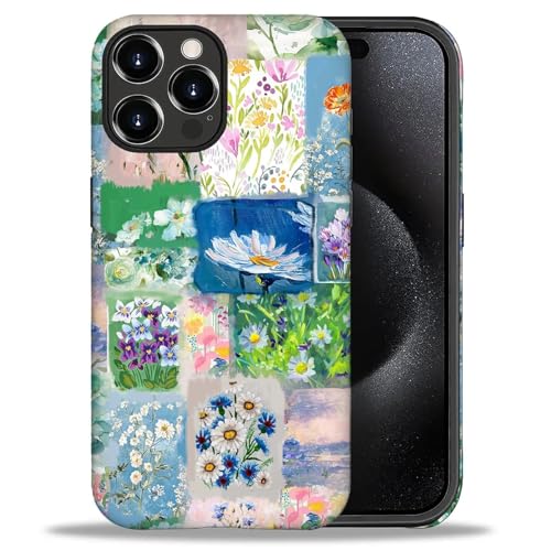 ANLUN STORE Schutzhülle für iPhone 16 Pro Max – Hybrid-Doppelschutz, weiches TPU + hartes Polycarbonat, stoßfest, kratzfest und schlank, Schutzhülle für Damen und Herren [Collage, Aquarell ANLUN STORE Schutzhülle für iPhone 16 Pro Max – Hybrid-Doppelschutz, weiches TPU + hartes Polycarbonat, stoßfest, kratzfest und schlank, Schutzhülle für Damen und Herren [Collage, Aquarell von ANLUN STORE