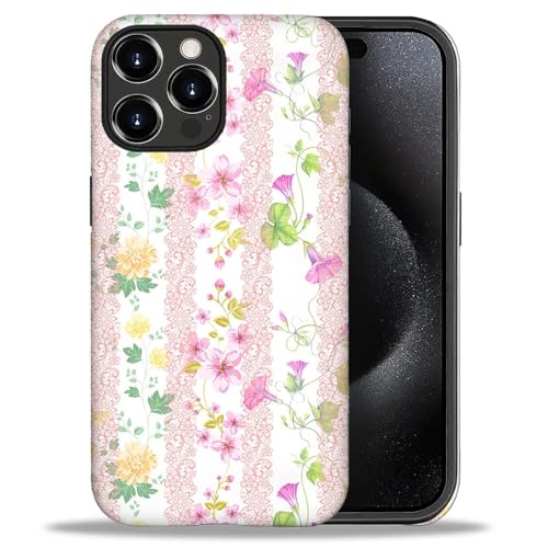 ANLUN STORE Schutzhülle für iPhone 16 Pro Max – Hybrid-Dual-Schutz, weiches TPU + hartes Polycarbonat, stoßfeste Abdeckung, kratzfest und schlank, Schutzhülle für Damen und Herren [Rosa Spitze ANLUN STORE Schutzhülle für iPhone 16 Pro Max – Hybrid-Dual-Schutz, weiches TPU + hartes Polycarbonat, stoßfeste Abdeckung, kratzfest und schlank, Schutzhülle für Damen und Herren [Rosa Spitze von ANLUN STORE