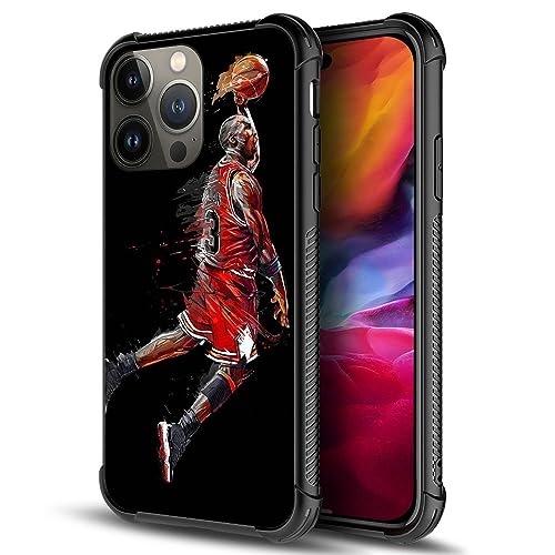 Kompatibel mit iPhone 15 Pro Max, Basketballspieler, 38 Muster für Jungen und Herren, kratzfest, stoßfest, Schutzhülle für iPhone 15 Pro Max, 17 cm (6,7 Zoll) Kompatibel mit iPhone 15 Pro Max, Basketballspieler, 38 Muster für Jungen und Herren, kratzfest, stoßfest, Schutzhülle für iPhone 15 Pro Max, 17 cm (6,7 Zoll) von ANLUN STORE
