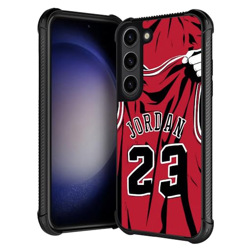 Kompatibel mit Samsung Galaxy S23 FE Hülle, Basketballspieler 36 Galaxy S23 Fan Edition Hülle für Jungen und Herren, kratzfest, stoßfest, 16,3 cm (6,4 Zoll) von ANLUN STORE
