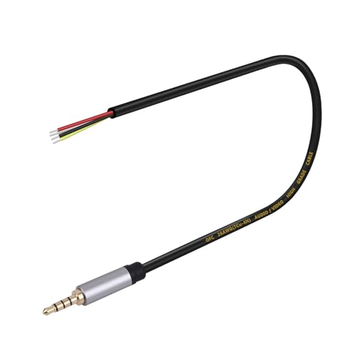 ANMITI 3 5 Mm Stereo Stecker Männliche Stecker Zum Blough Draht Open End Pigtail Kabelersatz Für Kopfhörer Und Mikrofone Reparatur von ANMITI