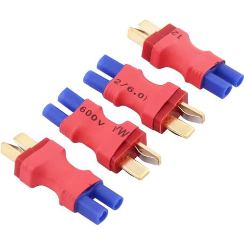 ANMITI 4pcs EC2 Um Männliche Weibliche Remote Quadcopter Stecker Adapter Ersatz Für Männliche Remote Remote Steckdosen Für Haushaltszubehör Außenbereich von ANMITI