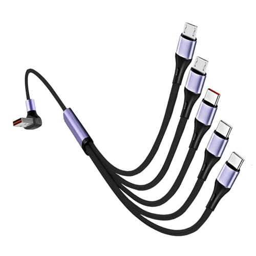 ANMITI 66W USB Schnelles Ladekabel Für Telefontablet USB Ein Männliches Bis 5 Port Typ C 5 Pin Männliches Kabel Multi Ladungsdatenkabel von ANMITI