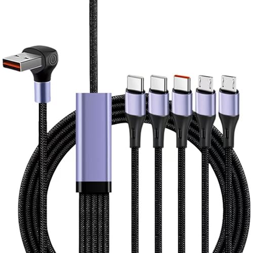 ANMITI 66W USB Schnelles Ladekabel Für Telefontablet USB Ein Männliches Bis 5 Port Typ C 5 Pin Männliches Kabel Multi Ladungsdatenkabel ANMITI 66W USB Schnelles Ladekabel Für Telefontablet USB Ein Männliches Bis 5 Port Typ C 5 Pin Männliches Kabel Multi Ladungsdatenkabel von ANMITI