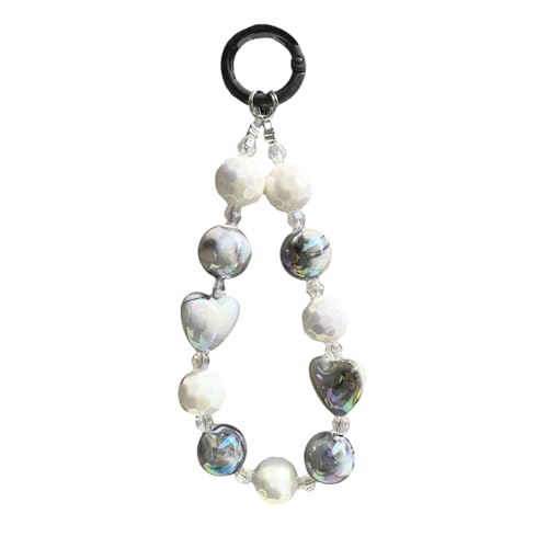 ANMITI Modisches Handy Lanyard Armband Mobiltelefone Gurt Elegante Farbenfrohe Perlenanhänger Antilost Handgelenk Kettenschmuck ANMITI Modisches Handy Lanyard Armband Mobiltelefone Gurt Elegante Farbenfrohe Perlenanhänger Antilost Handgelenk Kettenschmuck von ANMITI