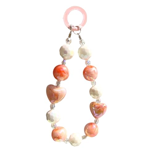 ANMITI Modisches Handy Lanyard Armband Mobiltelefone Gurt Elegante Farbenfrohe Perlenanhänger Antilost Handgelenk Kettenschmuck ANMITI Modisches Handy Lanyard Armband Mobiltelefone Gurt Elegante Farbenfrohe Perlenanhänger Antilost Handgelenk Kettenschmuck von ANMITI