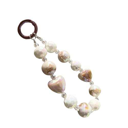 ANMITI Modisches Handy Lanyard Armband Mobiltelefone Gurt Elegante Farbenfrohe Perlenanhänger Antilost Handgelenk Kettenschmuck ANMITI Modisches Handy Lanyard Armband Mobiltelefone Gurt Elegante Farbenfrohe Perlenanhänger Antilost Handgelenk Kettenschmuck von ANMITI