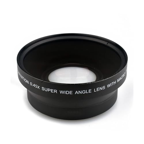 Professionelles 0 43-Fach Hochauflösendes Weitwinkelobjektiv (Makrobereich) 67 Mm Mit Vorderem Und Hinterem Objektivdeckel Und Aufbewahrungstasche von ANMITI