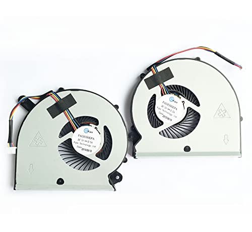 CPU+GPU Lüfter Ersatz für Gigabyte RP64 RP64W P64 P64W PR65 RP65W Aero14 Aero15 15X 15W 15KB V8 X9 Y9 Serie BS5005HS-U2N BS5005HS-U2M von ANNESA