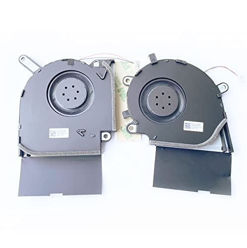 CPU- und GPU-Lüfter, Ersatz für ASUS ROG Strix G731 G731G G731GT G731GW G17 G712 G712LU G712LV G712LW G712LWS G532L G712L G732LW Serie DC12LW V DFSDK2 2105182L FMMT DFSCK22115181L FMMU CPU- und GPU-Lüfter, Ersatz für ASUS ROG Strix G731 G731G G731GT G731GW G17 G712 G712LU G712LV G712LW G712LWS G532L G712L G732LW Serie DC12LW V DFSDK2 2105182L FMMT DFSCK22115181L FMMU von ANNESA