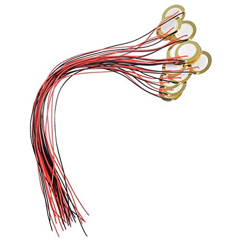 ANNJUC 15 Teilige 27Mm Piezo Discs mit Leads Mic Trommel Trigger Akustischer Tonabnehmer für Akustik Gitarre von ANNJUC