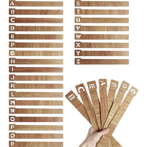 ANNJUC 26 Stück Schallplatten-Trennwände Aus, Alphabetisch, Aufbewahrungs-Trennwände für Schallplatten, Schallplattenhalter von ANNJUC