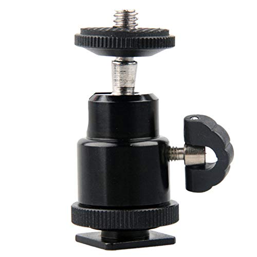 ANNJUC Aluminium Legierung Mini Kugelkopf 1/4 Halterung Mit Blitzschuh Für DSLR SLR Dc Kamera Mini Dv Monitor Etc ANNJUC Aluminium Legierung Mini Kugelkopf 1/4 Halterung Mit Blitzschuh Für DSLR SLR Dc Kamera Mini Dv Monitor Etc von ANNJUC