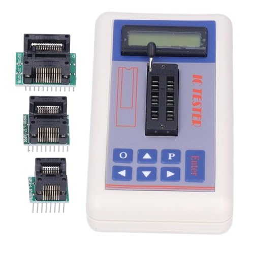 ANNJUC Tester für Integrierte Schaltkreise, IC-Transistor-Kondensatortester, Diodenprüfer-Detektor, mit 5 V 3,3 V AUTO-, A von ANNJUC